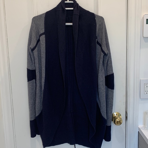 lululemon athletica Sweaters - Lululemon Navy Wrap Cardigan Sweater Size S